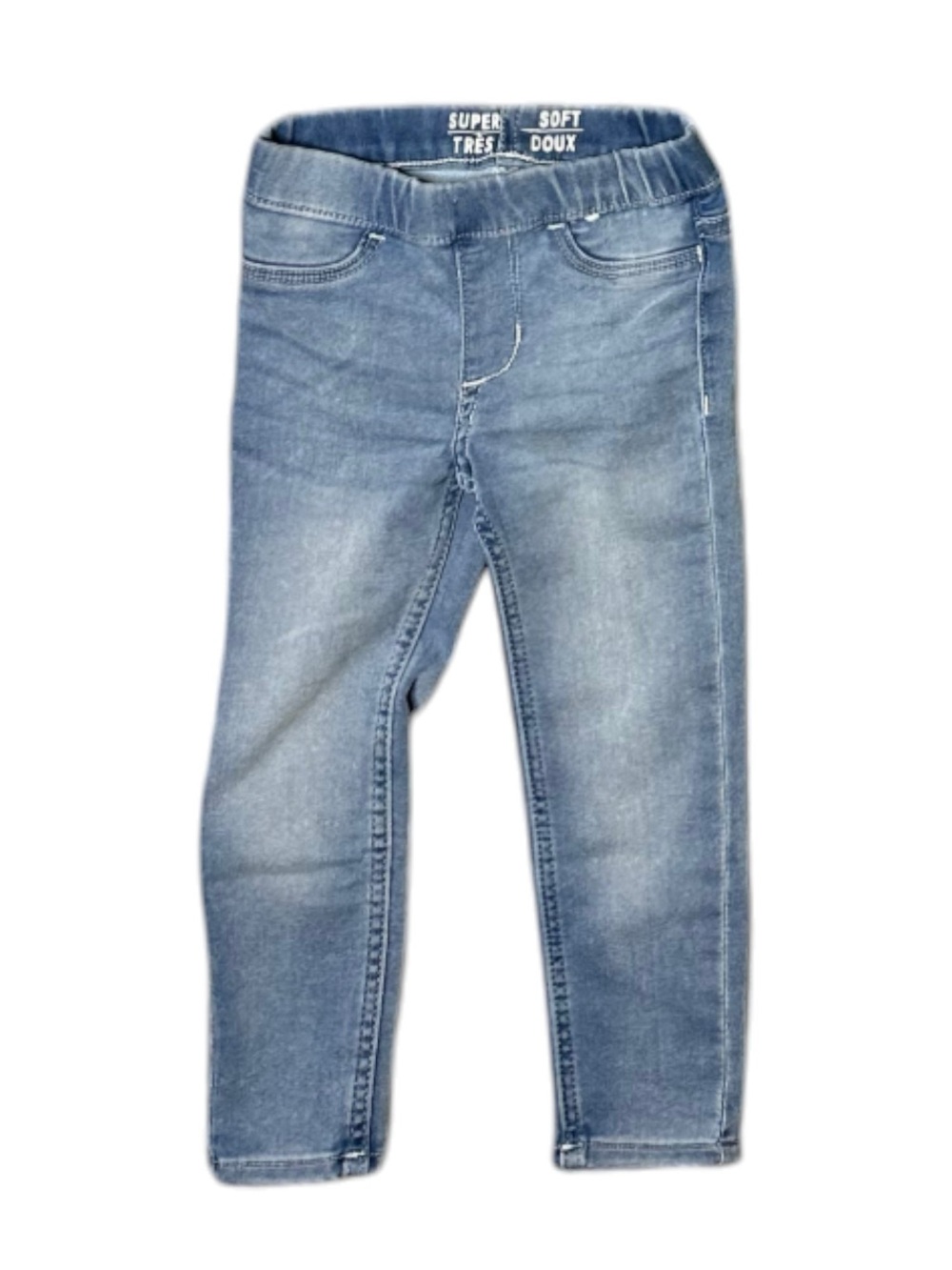 H&M Light Blue Pull-On Denim Jeggings for Kids